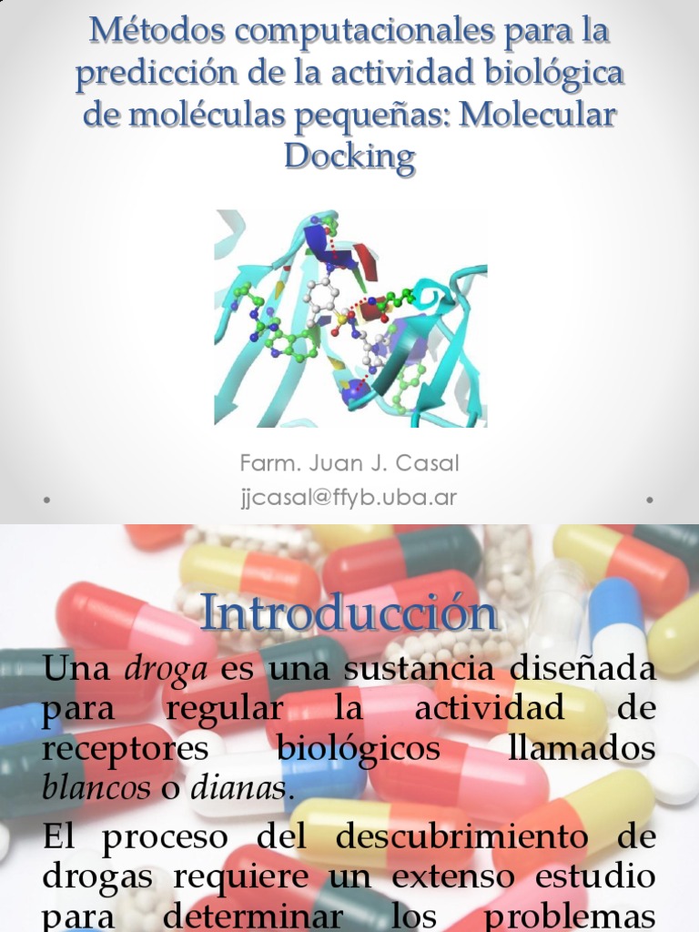 Introduccion - Docking | PDF | Dinámica Molecular | Moléculas