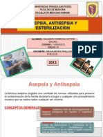 Asepsia, Antisepsia, Esterilizacion y Desinfeccion - Cirugia I