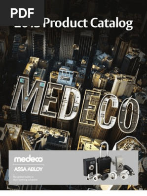Medeco 2013 Lock Security Device Security Technology