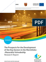 The Prospects For The Development of The Key Sectors in The Warmińsko-Mazurskie Voivodeship Research Report