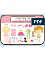 Slumber Paper Doll