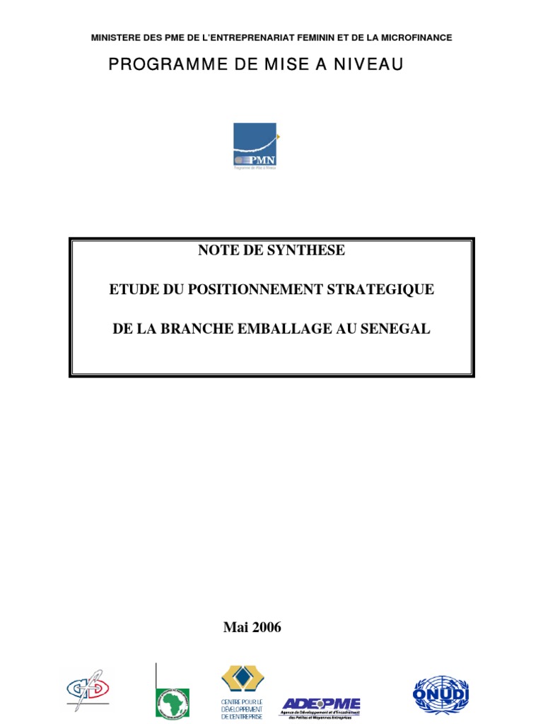 Note De Synthese Pour Les Nuls Pdf Note Synthese Etude Emballage | PDF | Sécurité alimentaire | Sécurité