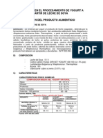 HACCP - Yogurt Apartir de Leche de Soya