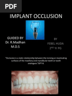 Download Implant Occlusion Final Ppt by Elango25489 SN133394775 doc pdf