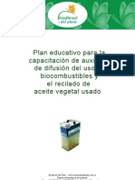 Plan Educativo Aceite Usado