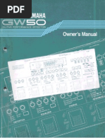 Download GW50 YAMAHA MANUAL MULTIEFFECTOR FOR GUITAR by Marco Giai Levra SN133399842 doc pdf