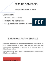 Las principales barreras al comercio internacional