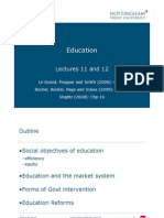 Lec 11 - 12 Education