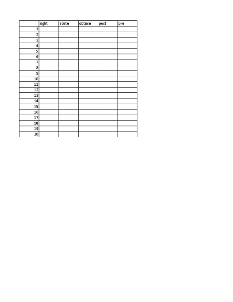 Blank Roster | PDF