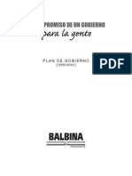 Programa Gobierno 2009-2014