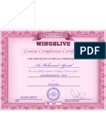 Certificate Sample