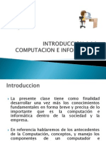 Clase 1 Introduccion A La Computacion e Informatica (Clase 1)