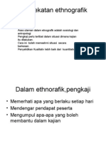 Pendekatan Ethnografik