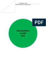 Fisicoquímica 3º A 2013