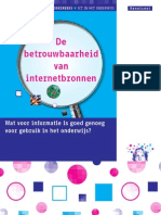 Nr 12. de Betrouwbaarheid Van Internetbronnen