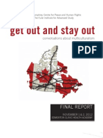Get Out Stay out Final Report