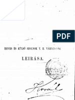 Albert Ferenc - Heves És Külső Szolnok Törvényesen Egyesült Vármegyéknek Leirása 1868.