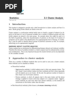 Cluster Analysis