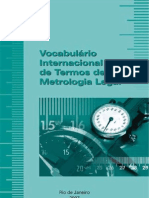 Vocabulário de Metrologia Legal INMETRO