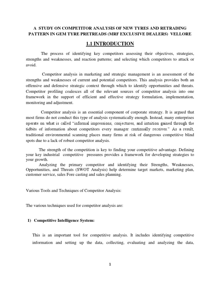 MRF Project | PDF | Market Segmentation | Strategic Management