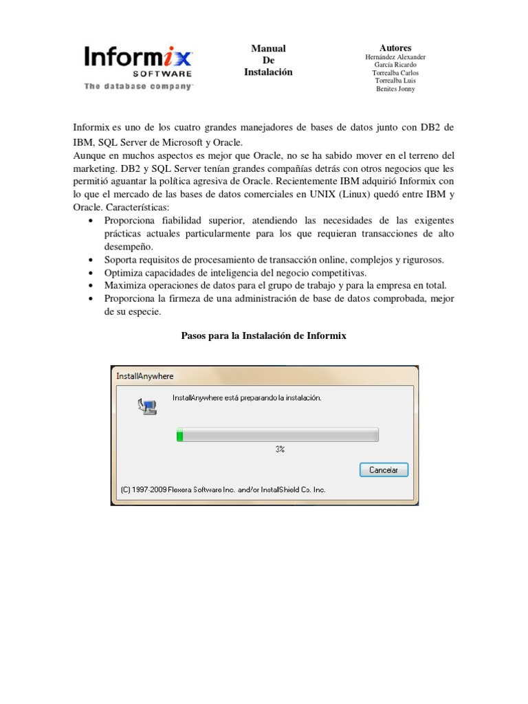 Informix | PDF
