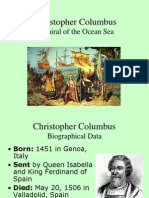 Christopher Columbus: Admiral of The Ocean Sea