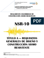 NSR-10 Titulo A