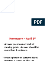Homework - April 1