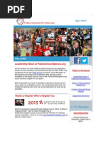 April 2013: Welcome!