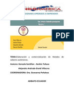 Elaboración y Comercialización de Helados de Sabores Autóctonos