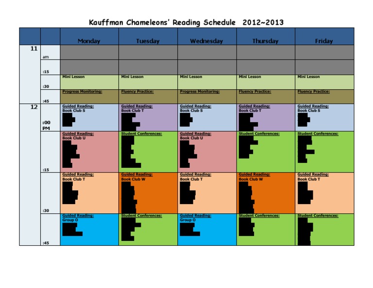 Reading Meeting Times | PDF