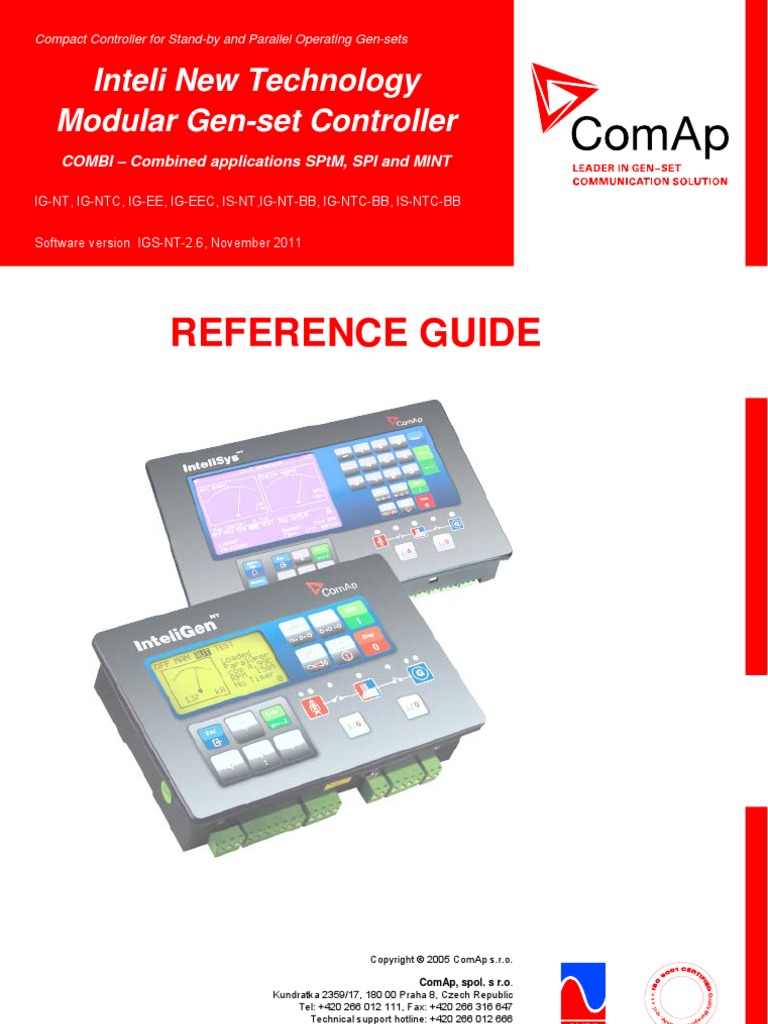 IGS NT COMBI 2.6 Reference Guide | PDF | Mains Electricity | Switch