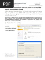 Configurar Microsoft Outlook 2010 Para Aceder Ao Gmail (IMAP)
