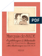 Marquis de Sade - Erzählungen Und Schwänke (German)