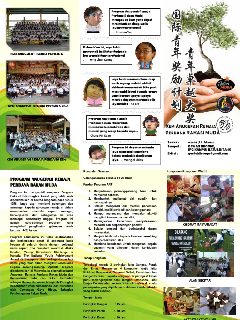 Program Anugerah Remaja Perdana Rakan Muda | PDF