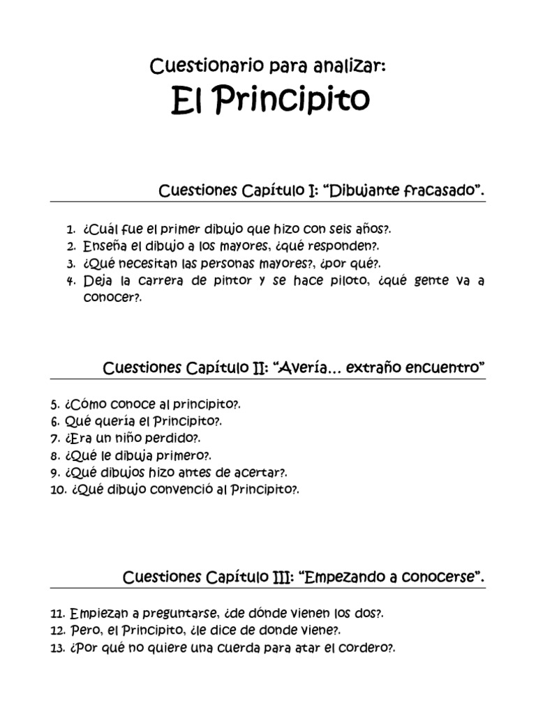 Cuestionario para analizar El Principito.pdf