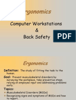 Computer Workstation Backsafety