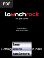 LaunchRock Pitch Deck