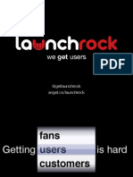 LaunchRock Pitch Deck