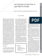 Thermal Efficiency and Arc Energy FEM Model