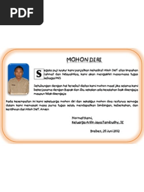 27 Ucapan Purna Tugas Islami Kata Bijak Kreatif