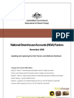 National - Australia Greenhouse Accounts (NGA) Factors