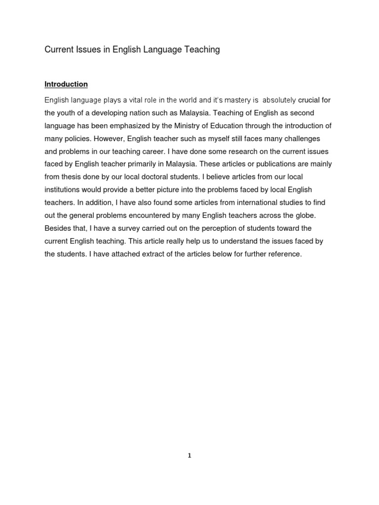 Problems encountered in thesis writing