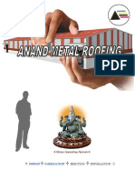 Anand Metal Roofing Corporate Profile - 2012