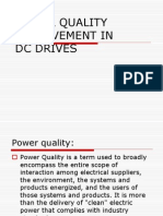 Power Quality Improvement in DC Drives