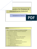 Introducción a los Sistemas de Automatización Industrial