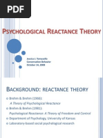 Reactance Theory