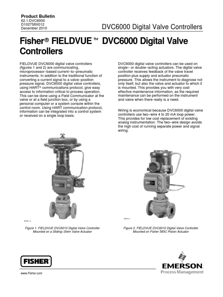DVC6000 Digital Valve Controllers Guide | PDF