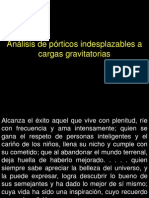 Analisis de Porticos Indesplazables 2012