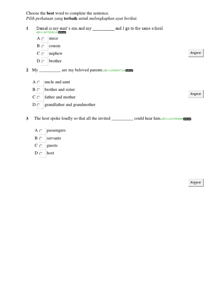Word Completion Exercises for Students | PDF